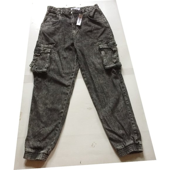 Garage Pants & Jumpsuits Nwt Garage Denim Cargo Jeans Jogger Pants
